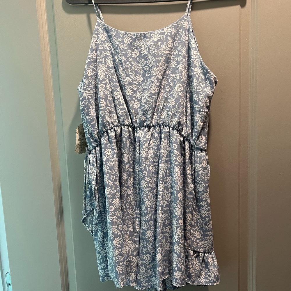 Altar'd State Blue Floral Dress